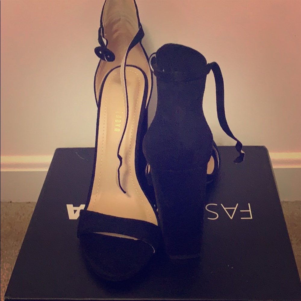 Black heels